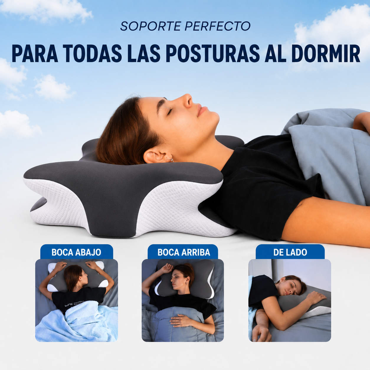 Almohada Cervical Ergonómica Vitaldim™