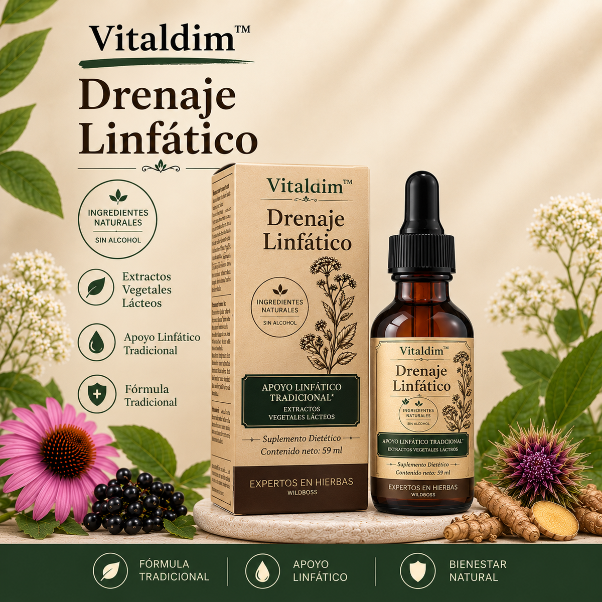 Vitaldim™ - Drenaje Linfático Natural