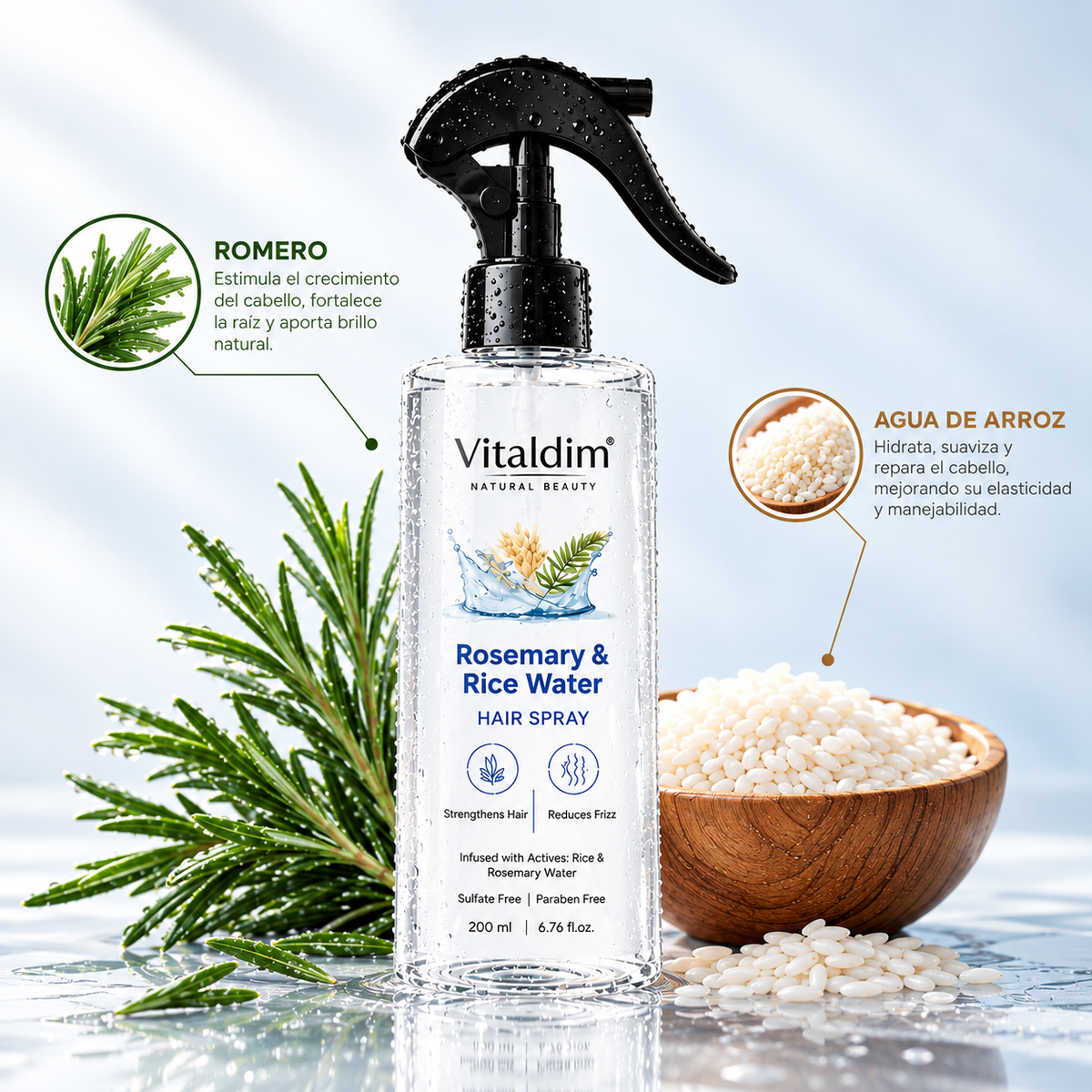 Vitaldim™ - Spray Capilar Romero & Arroz