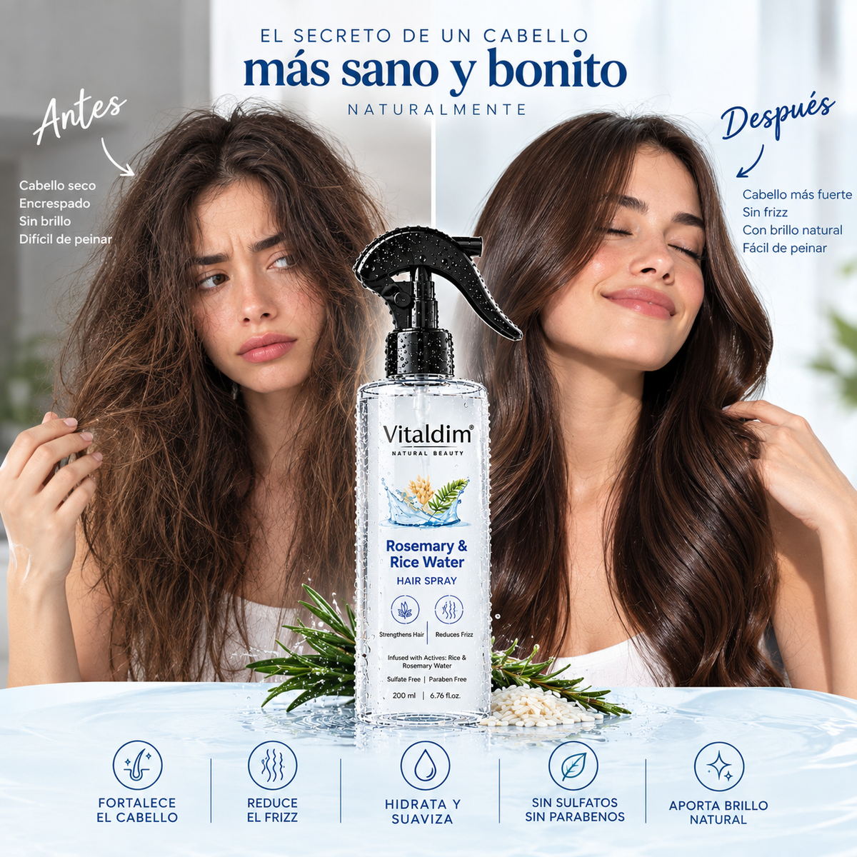 Vitaldim™ - Spray Capilar Romero & Arroz