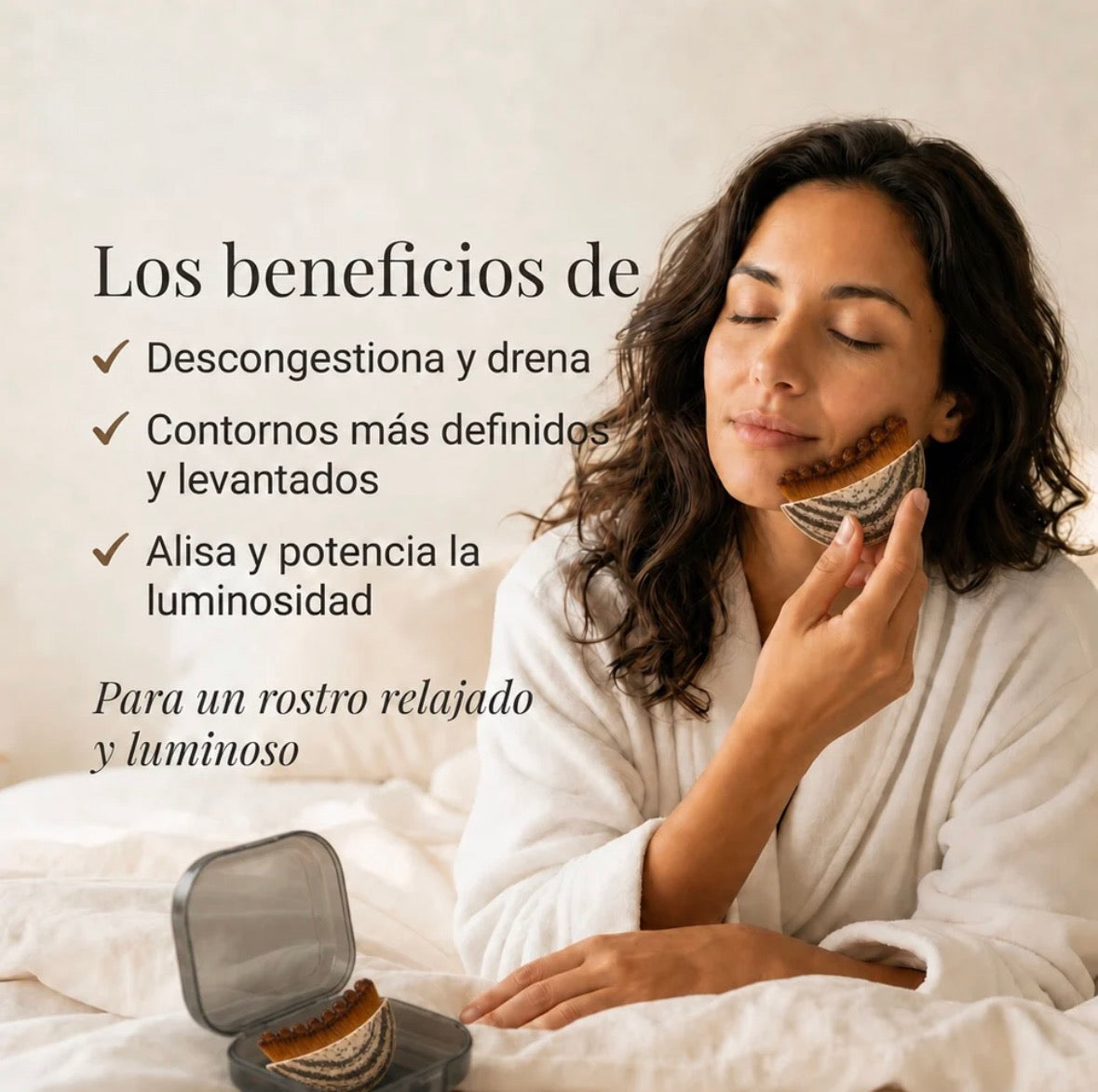 Vitaldim™ - Cepillo de masaje Linfático facial