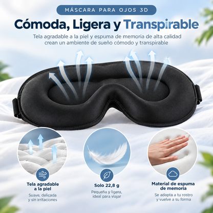 Vitaldim™ - Antifaz de Sueño 3D